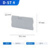 D-st 4 SKU terminal block end cover