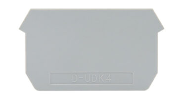 D-UDK4 Din Rail Terminal Blocks End Cover Plate