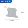 D-UK2.5 terminal block end cover plate